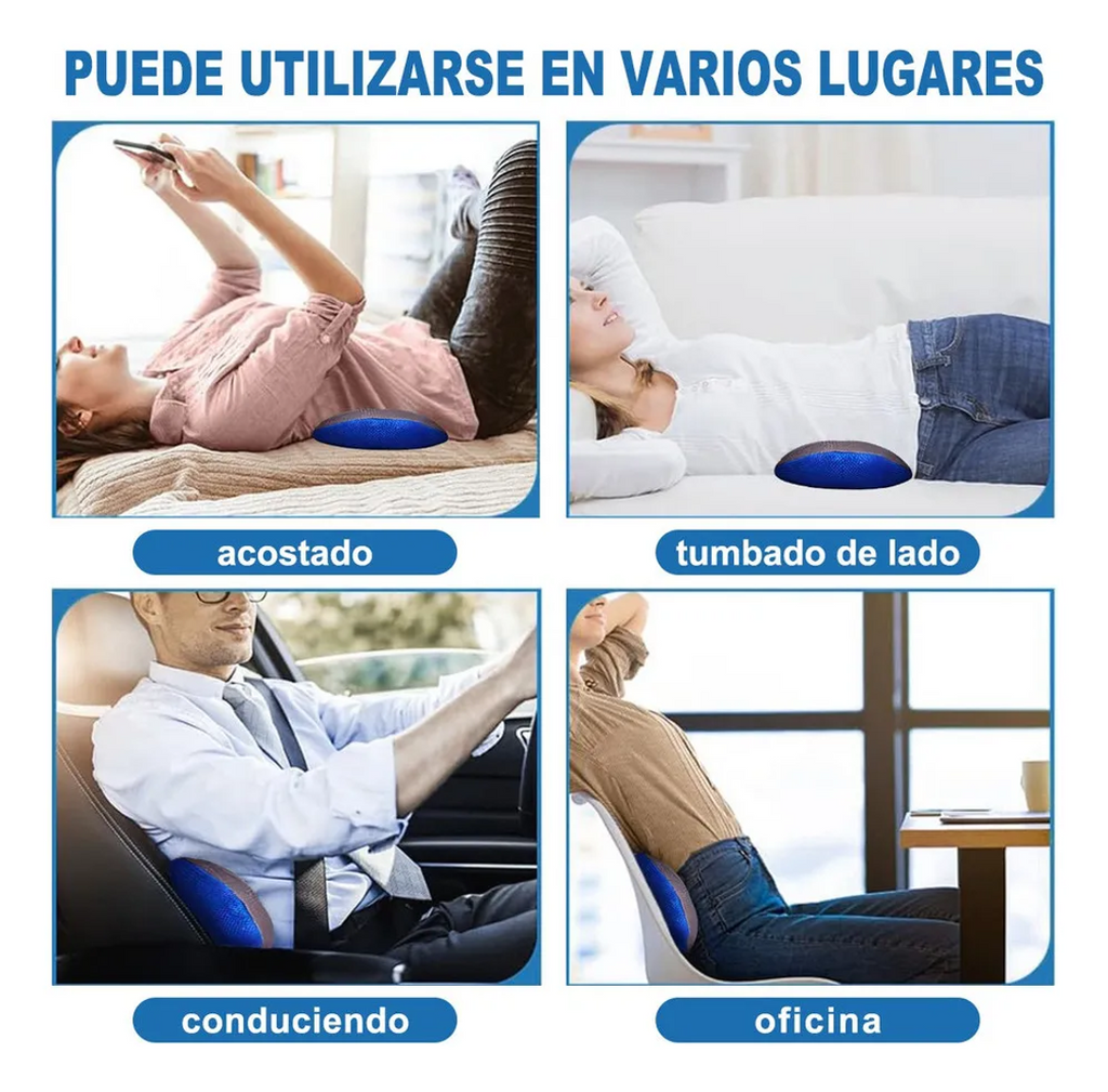 Cojín de apoyo lumbar, usos