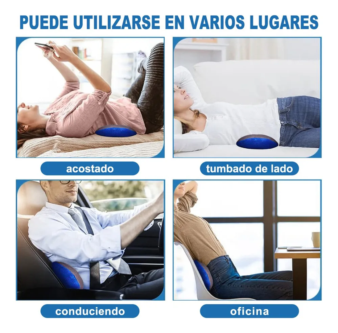 Cojín de apoyo lumbar, usos